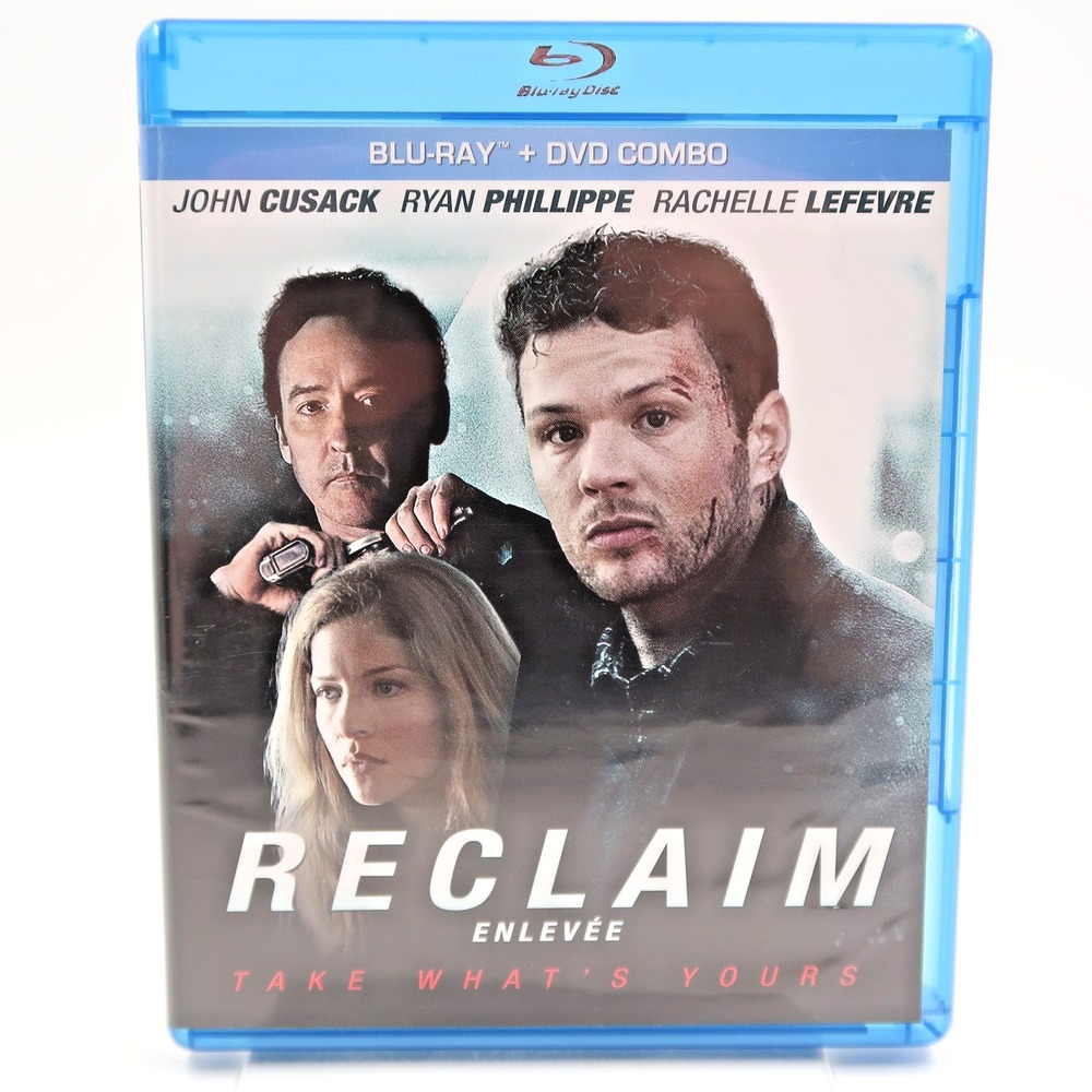 Reclaim Blu-ray DVD Combo 2014 John Cusack Ryan Phillippe Action Crime Thriller